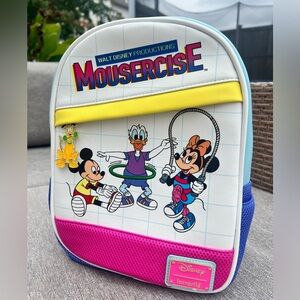Loungefly Disney Mousercise mini backpack